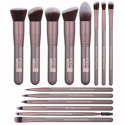 Femz 14PCS PREMIUM VEGAN MAKE UP BRUSH SET